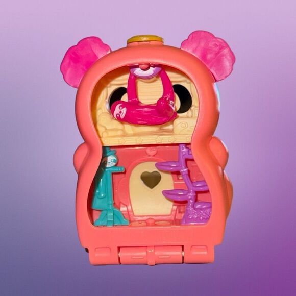 Polly Pocket Flip and Find Sloth Compact Playset B21 - Picture 4 of 6